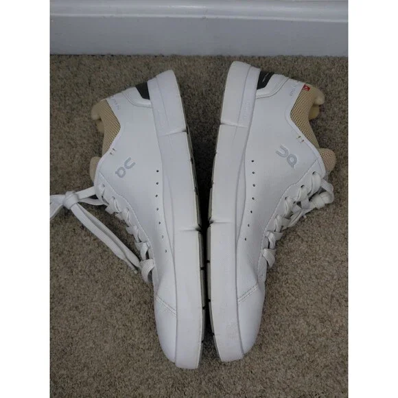 On Womens The Roger Advantage White Running Shoes Sneakers Size 10 - Picture 5 of 14